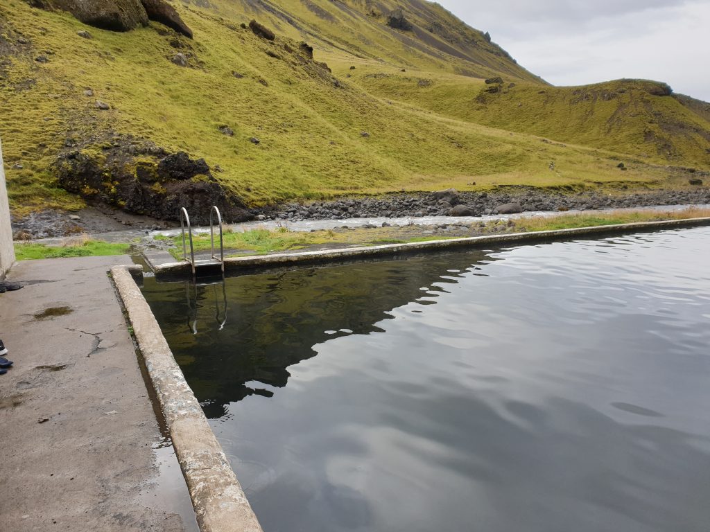 Island - Westisland - Seljavallalaug - Heiße Quelle
