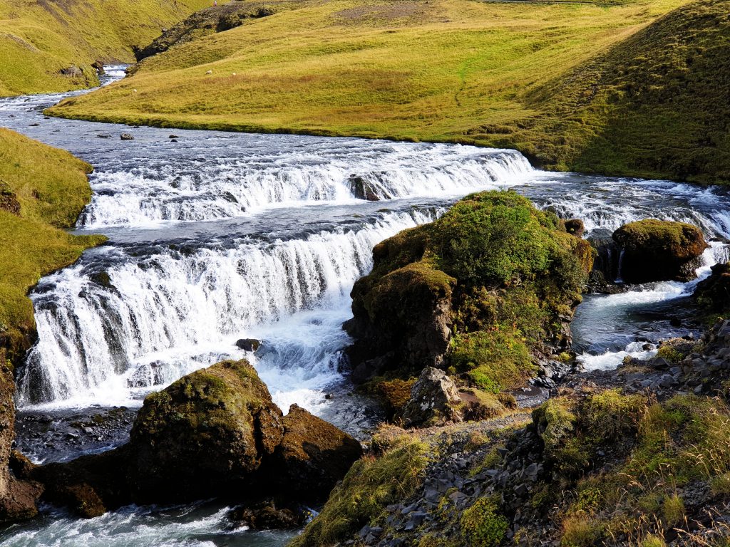 Island - Westisland - Skogafoss - Wasserfall