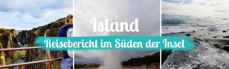 Titelbild - Island - Reisebericht Süden - mit Text