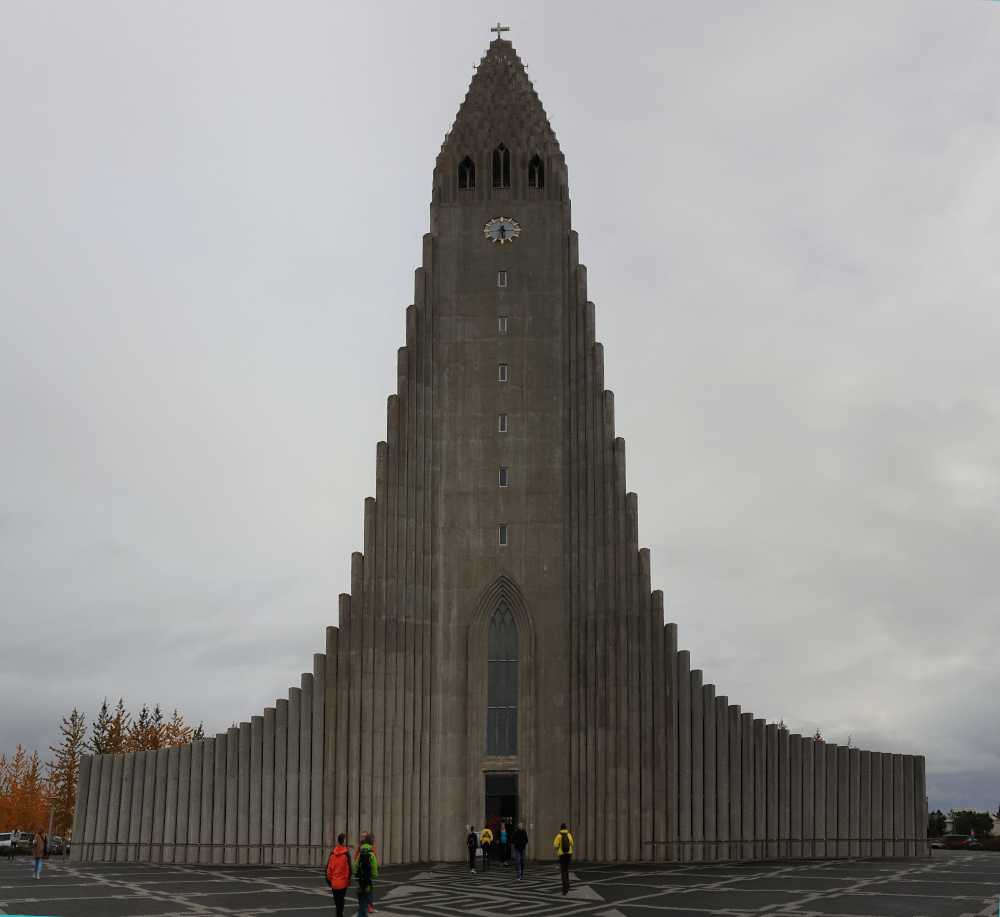 Island - Sehenswürdigkeiten Hauptstadtgebiet - Hallgrimskirche