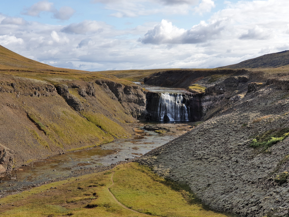 Island - Sehenswürdigkeiten Hauptstadtgebiet - Porufoss Wasserfall