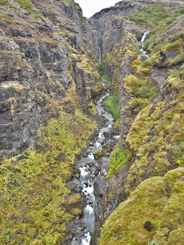 Island - Sehenswürdigkeiten Hauptstadtgebiet - Glymur Wasserfälle