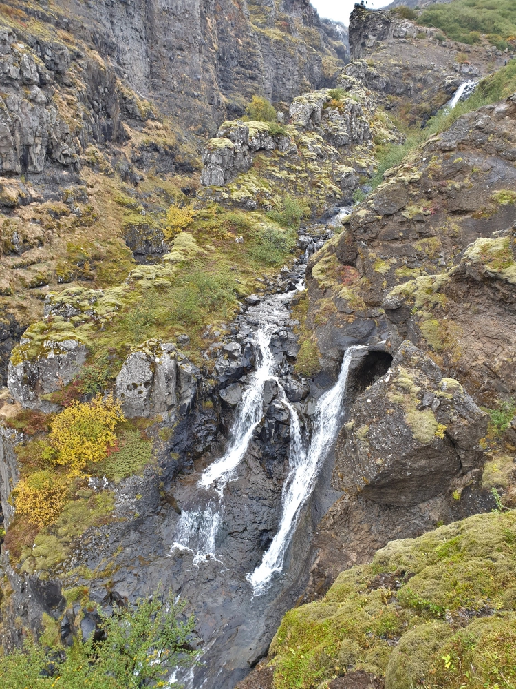 Island - Sehenswürdigkeiten Hauptstadtgebiet - Glymur Wasserfälle