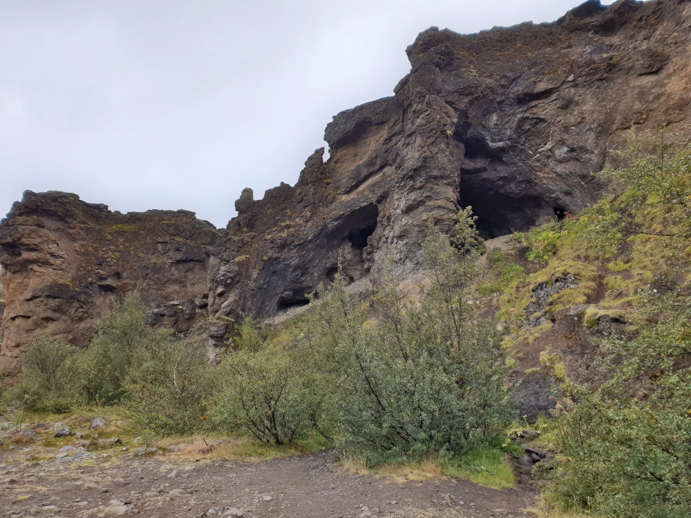 Island - Sehenswürdigkeiten Hauptstadtgebiet - Glymur Höhle
