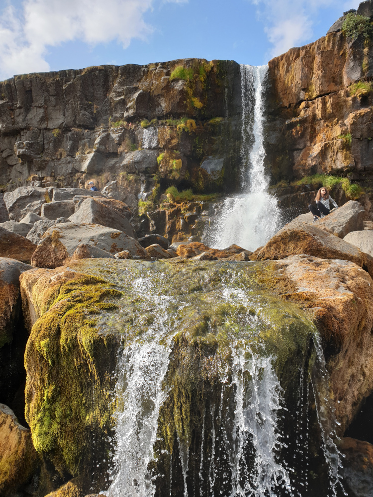 Island - Sehenswürdigkeiten Hauptstadtgebiet - Lögberg Wasserfall