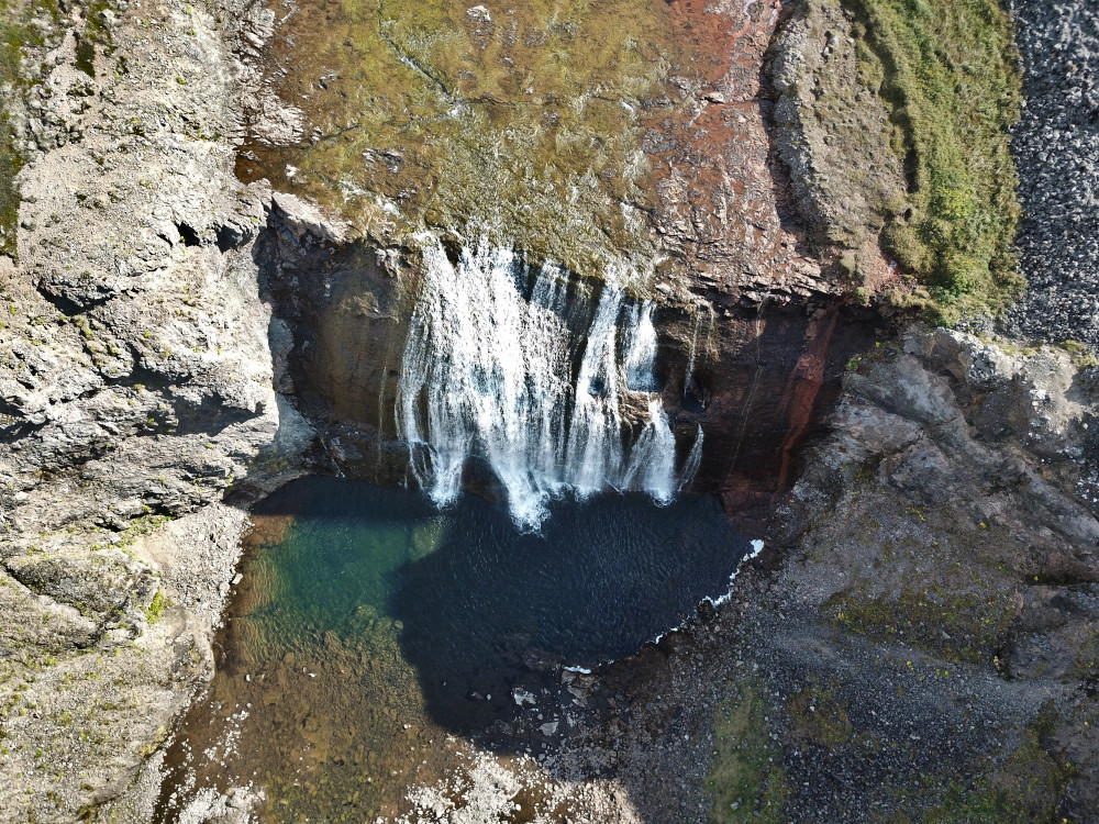 Island - Sehenswürdigkeiten Hauptstadtgebiet - Porufoss Wasserfall
