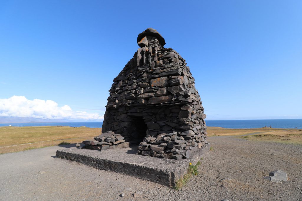 Island - Der Westen - Snæfellsáss Statue