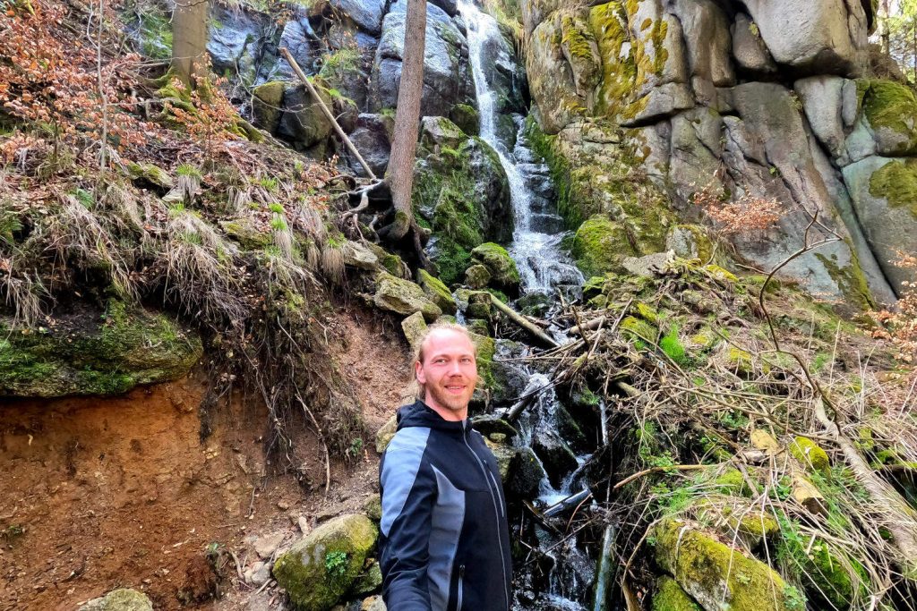Blauenthal Wasserfall - Selfie