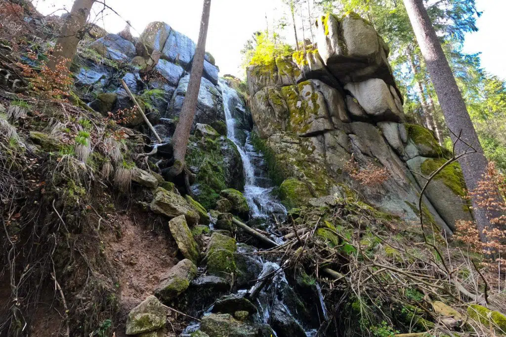 Blauenthal Wasserfall - Wasserfall unten 3