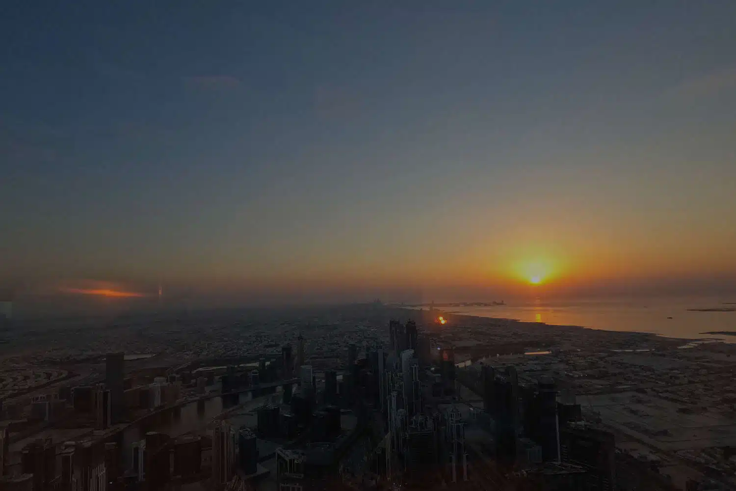 VAE - Dubai - Burj Khalifa - Sonnenuntergang