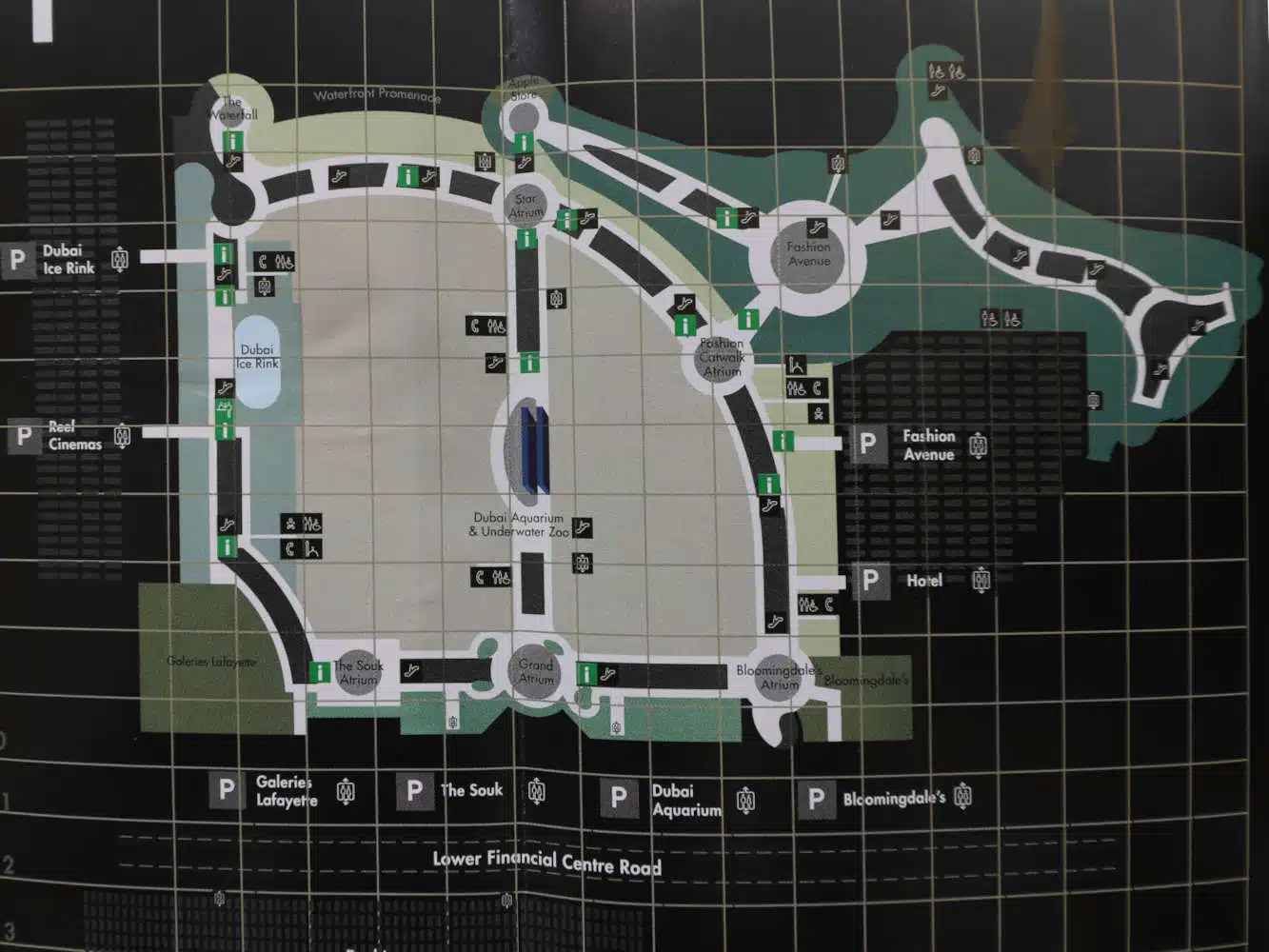 VAE Dubai Dubai Mall Plan 1OG