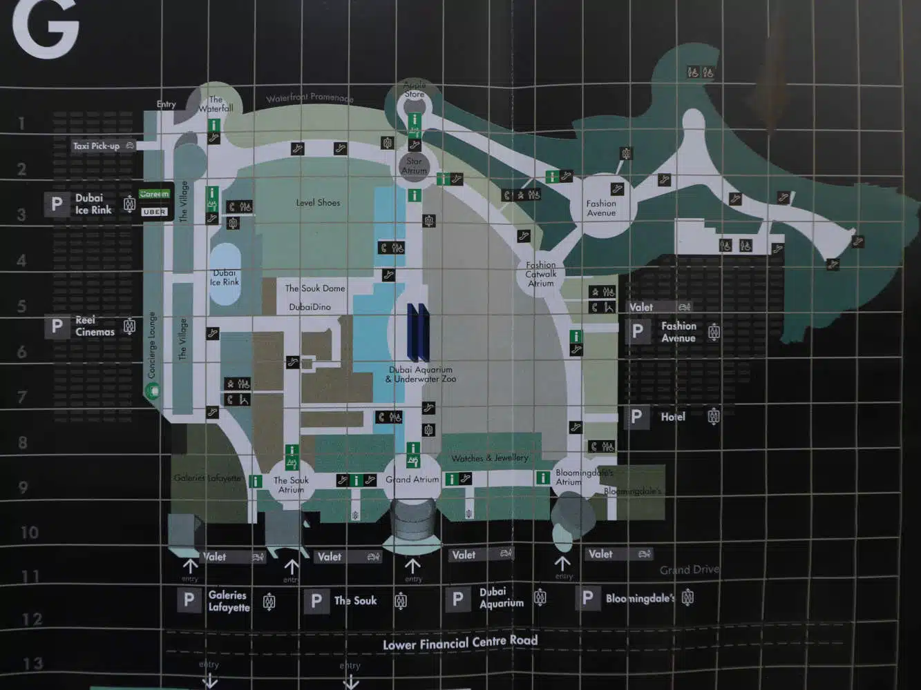 VAE Dubai Dubai Mall Plan EG