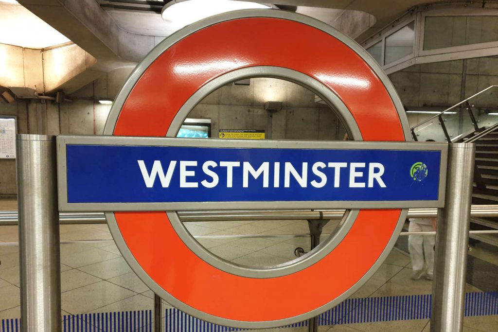 UK - London - Reisetipps - Tube Station Westminster