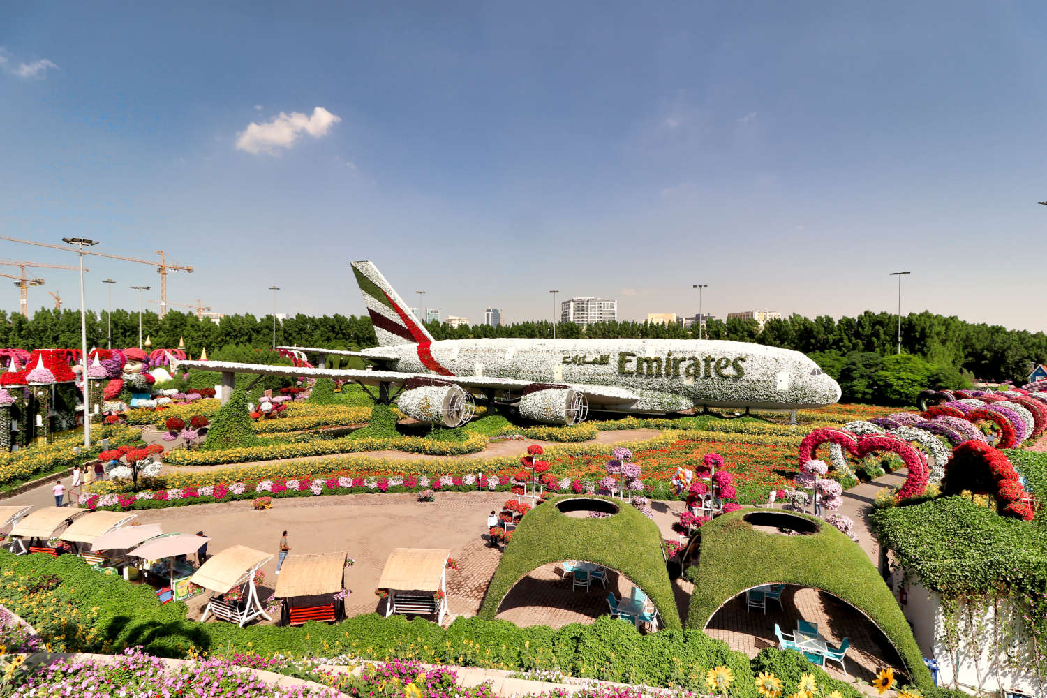 VAE - Dubai - Miracle Garden - Airbus a380