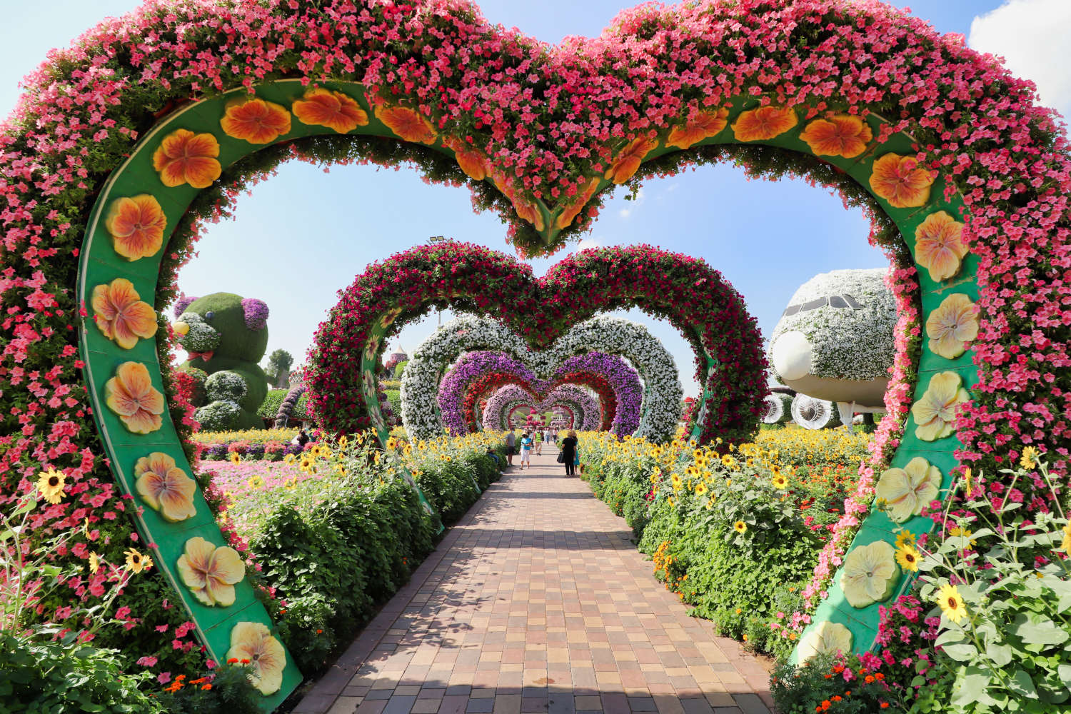 VAE - Dubai - Miracle Garden - Herzen