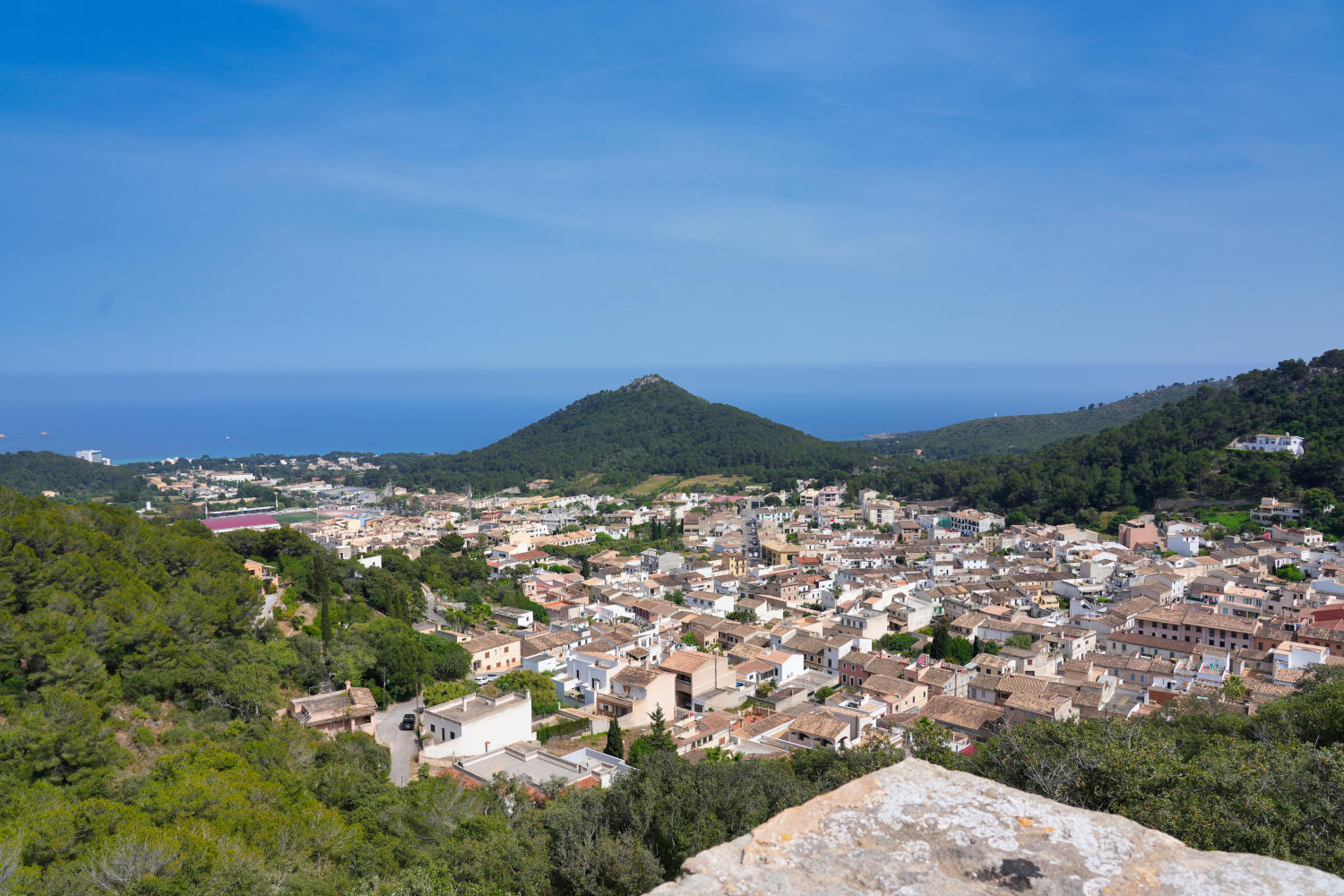Spanien - Mallorca - Capdepera - Castell - Blick Richtung Meer