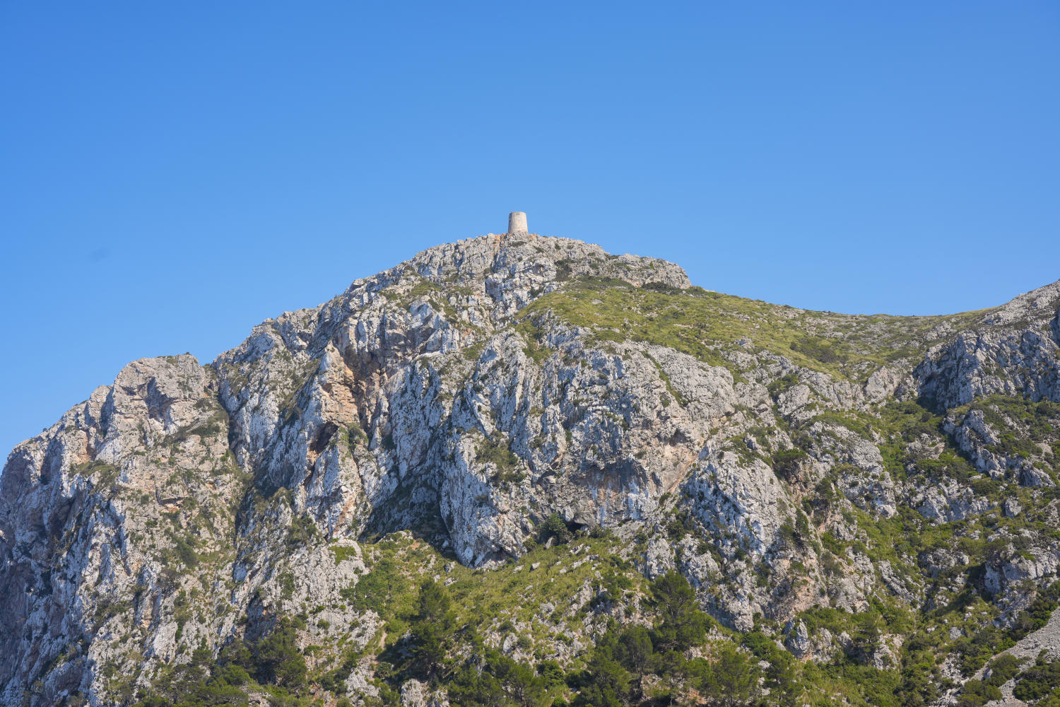 Spanien - Mallorca - Mirador es Colomer - Blick auf den Turm Albercutx