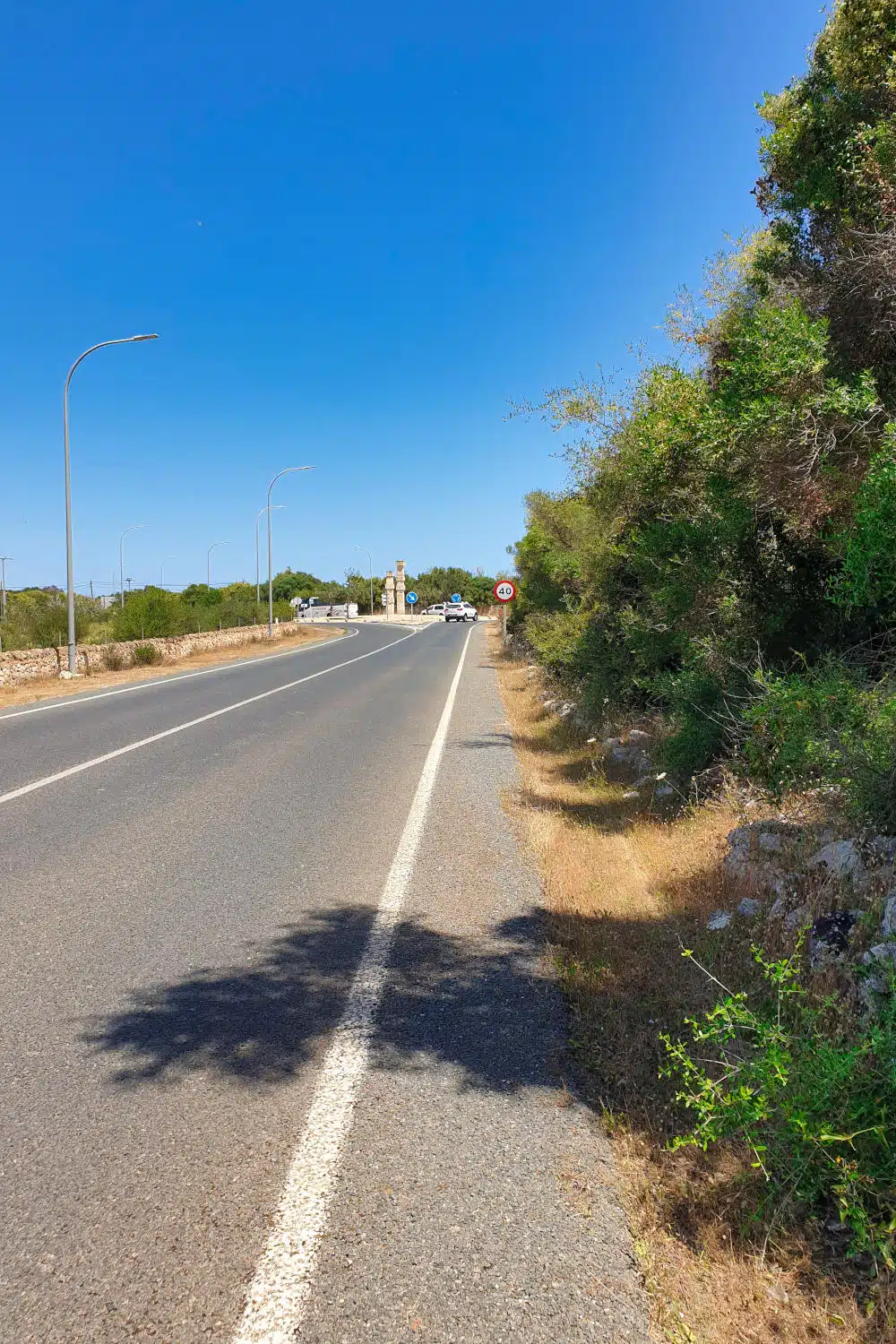 Spanien - Mallorca - Caballos de Rolf Schaffner - Der Weg - Richtung Kreisverkehr