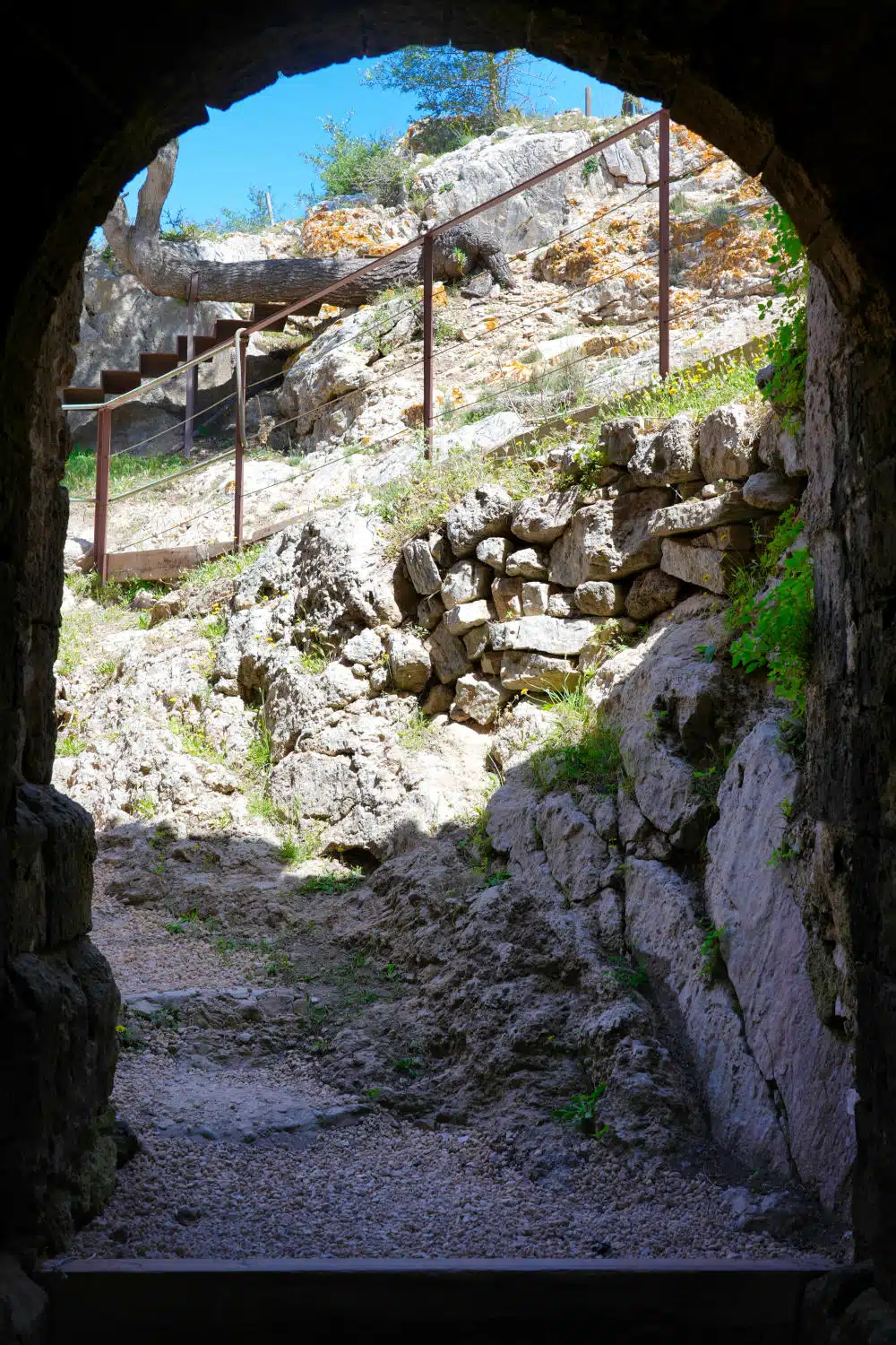 Spanien - Mallorca - Felanitx - Castell de Santueri - Eingang