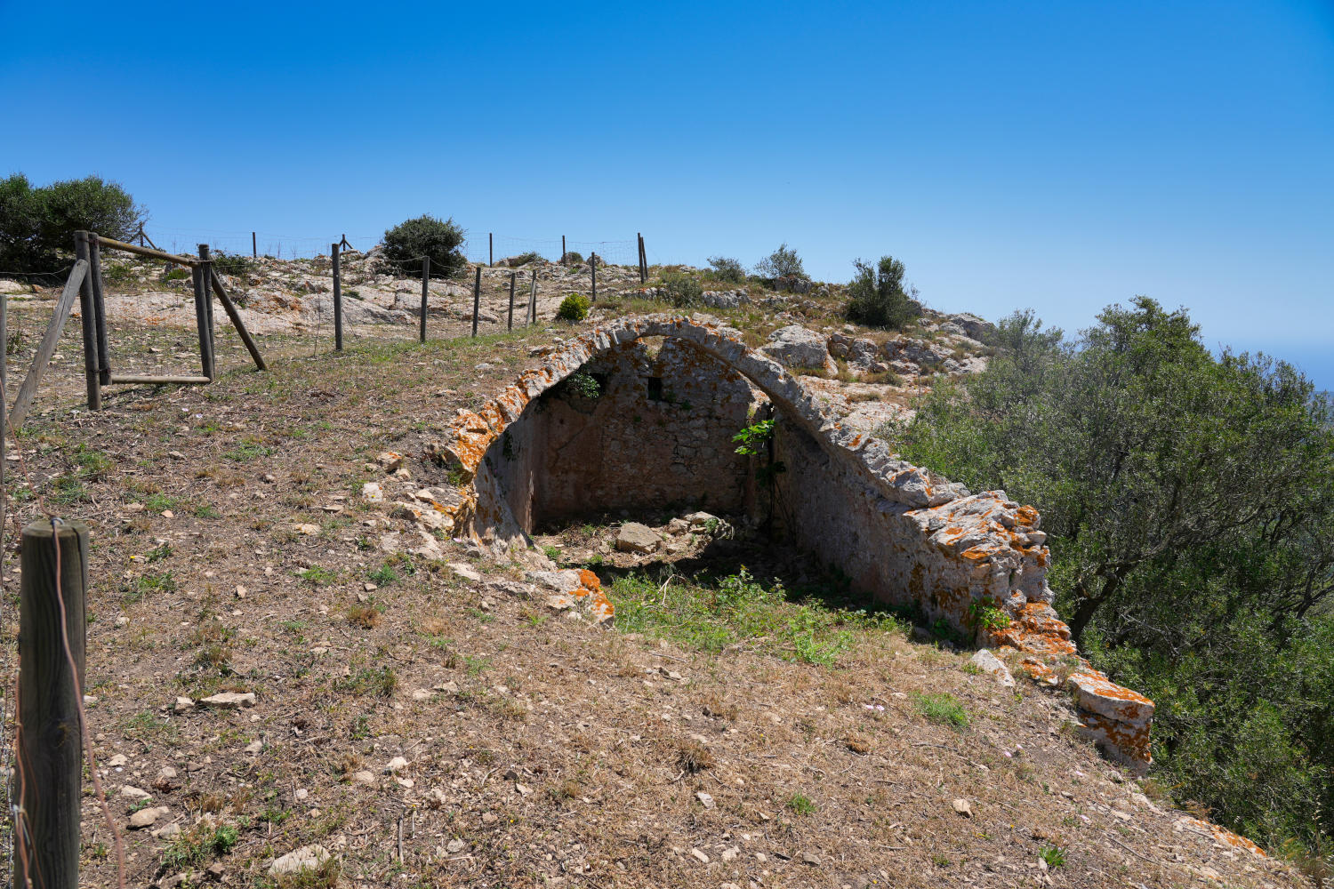 Spanien - Mallorca - Felanitx - Castell de Santueri - Ruinen Reste