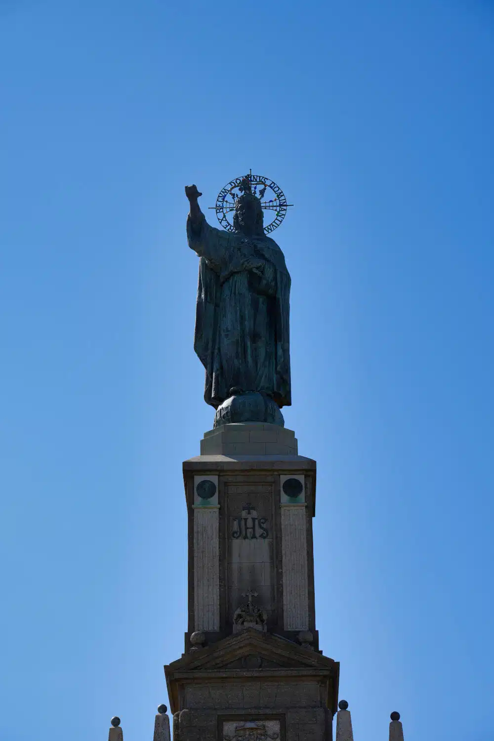 Spanien - Mallorca - Felanitx - Puig De Sant Salvador - Christus Status