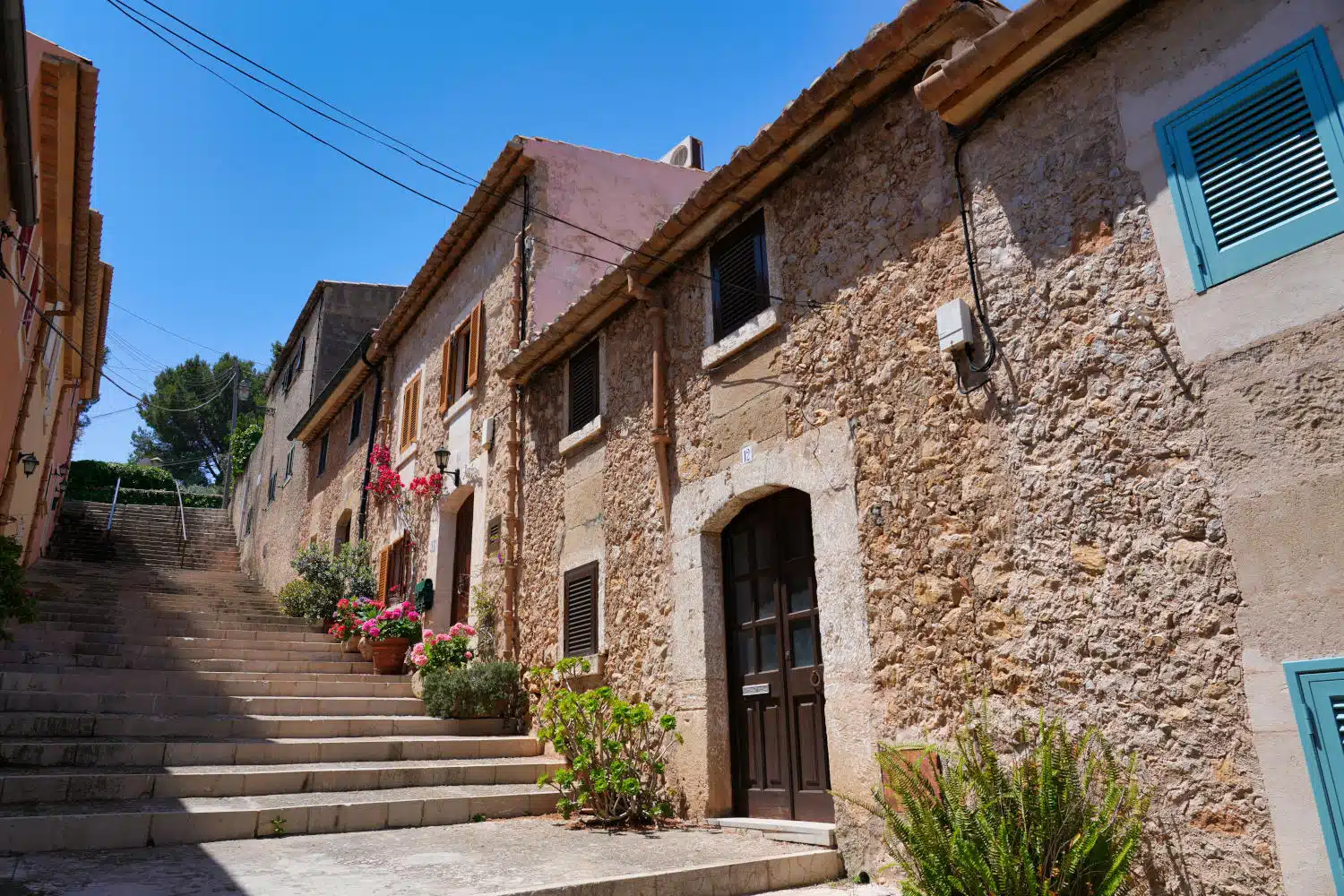 Spanien - Mallorca - Pollenca - Alte Häuser