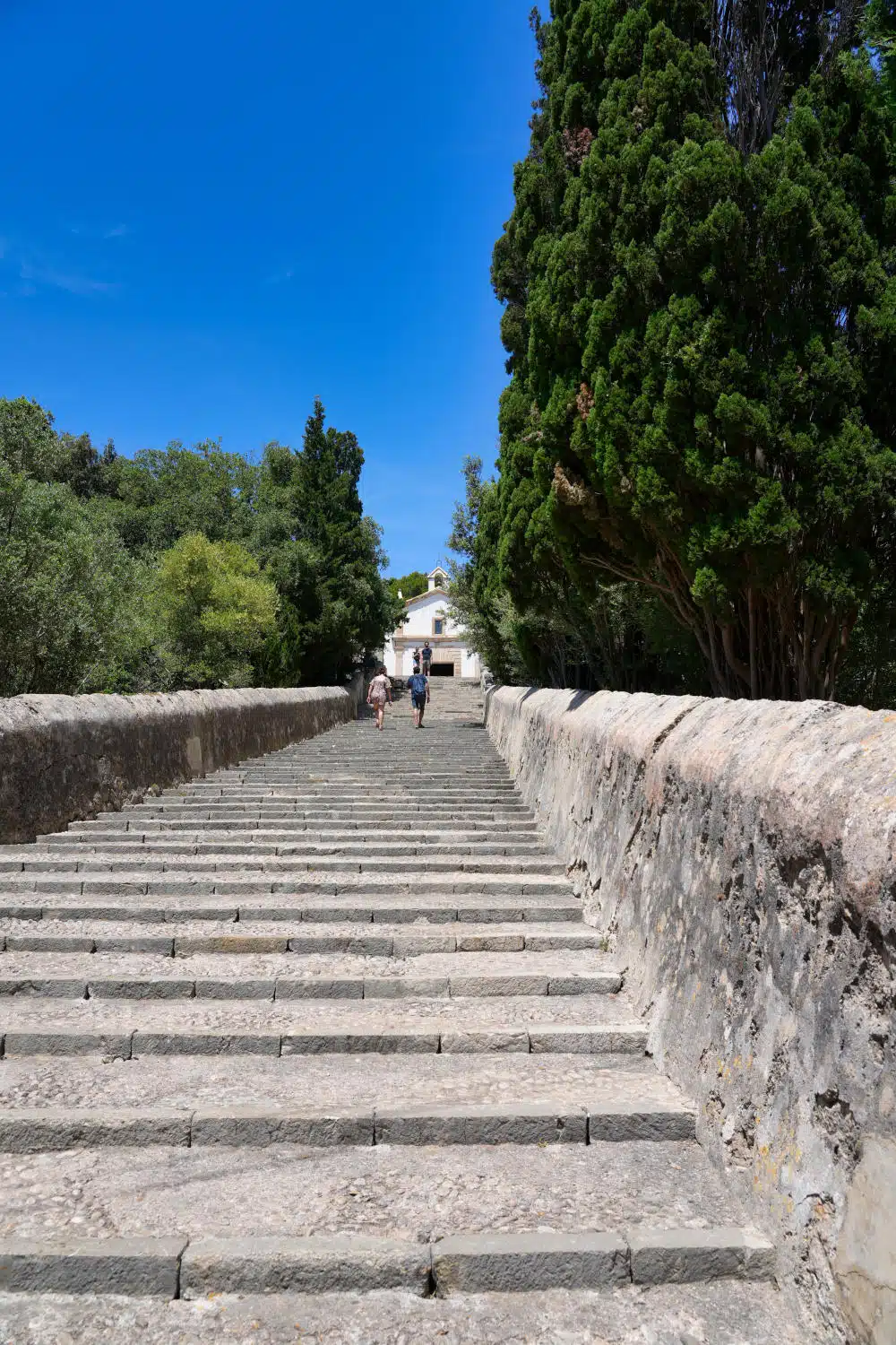 Spanien - Mallorca - Pollenca - Kalvarienberg - Treppe Carrer del Calvari